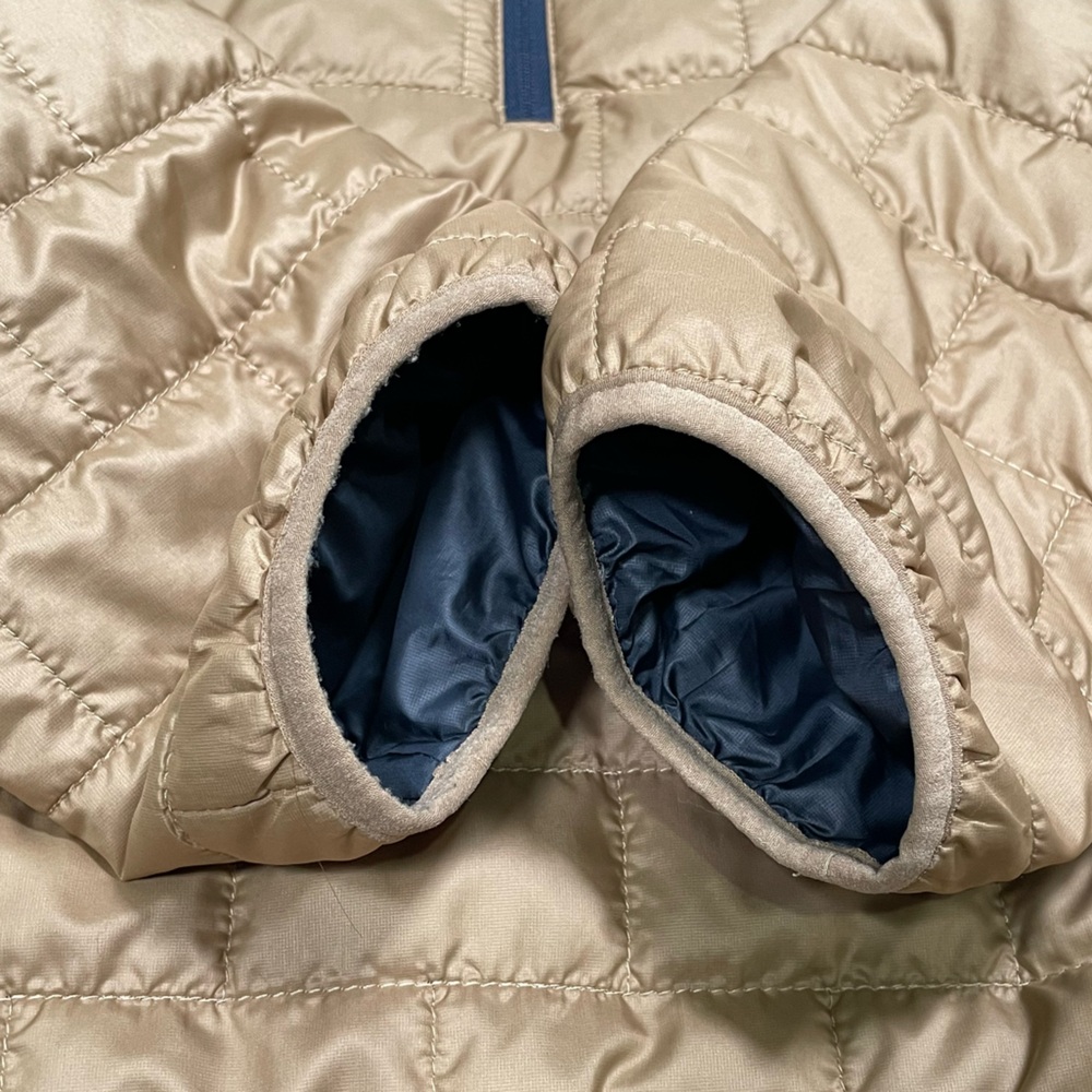 Patagonia Nano Puff Jacket Gold 1/2 Zip Quilted Puffer Pullover Coat Men's Large - Picture 13 of 16